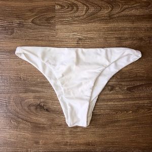 White Mikoh Bikini Bottoms